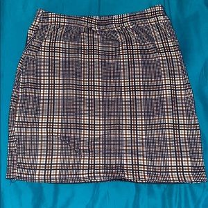 Plaid skirt